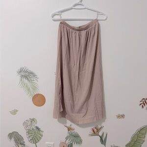 Wilfred Aritzia Soft Pink Midi Skirt Celesse S Small